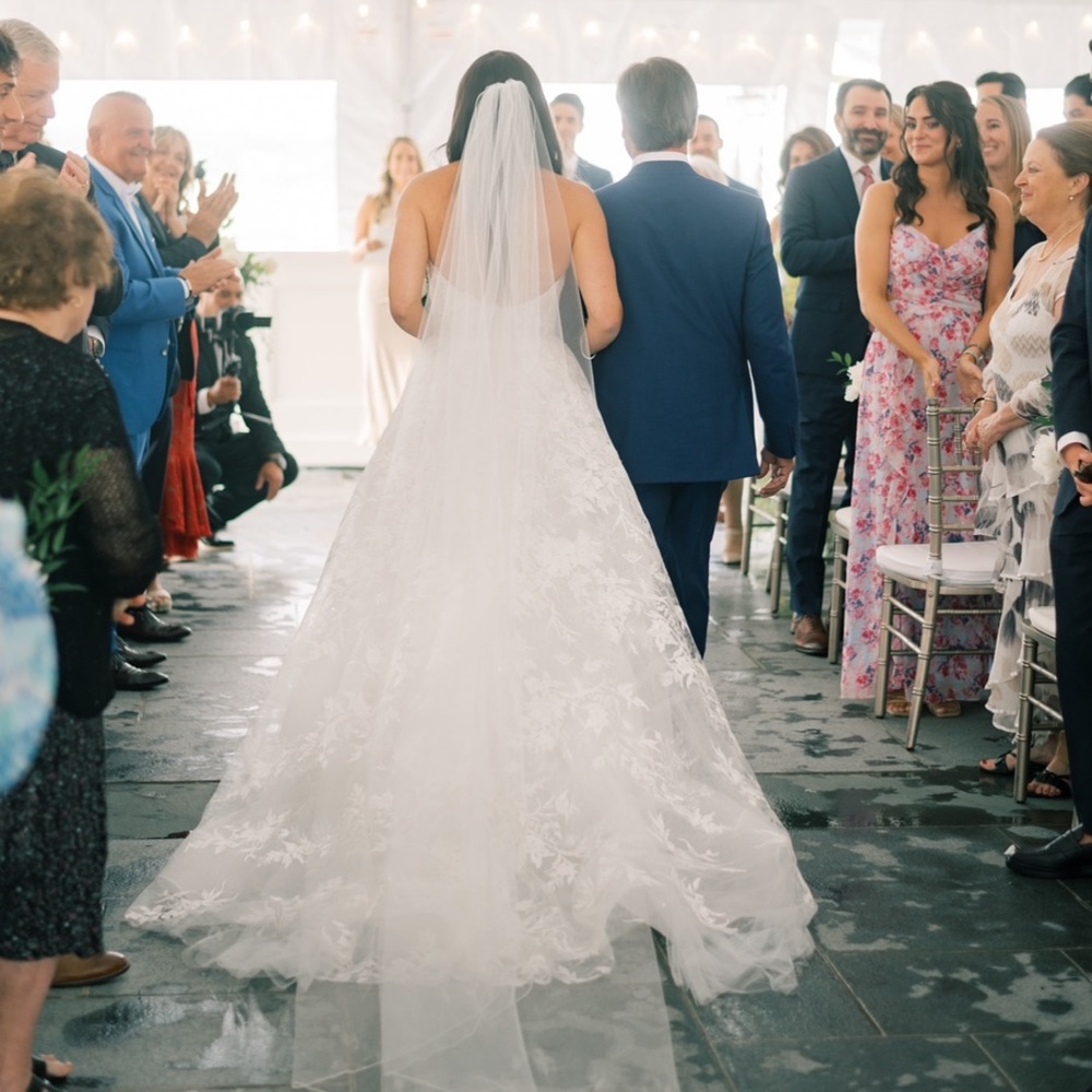 Cathedral length wedding veil - Dry cleaned!